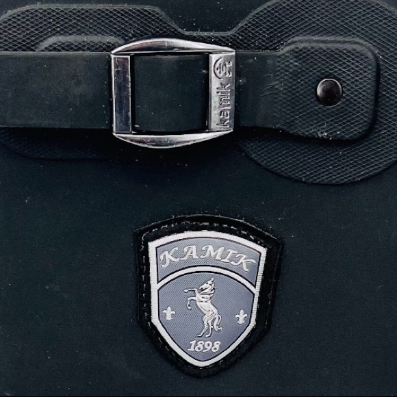 Kamik Jennifer Tall Black Waterproof Rubber Riding Style Rain Boots Size 7 - Picture 5 of 12